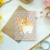 Mr. & Mrs. Panda Glückwunschkarte Corgi Po - Hundeglück - Produktbild-Vorschau 2