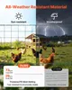SucceBuy ohradník 25 x 1,25 m, ohrada z PE, mobilný plot s Náhľad obrázku produktu 3