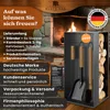 BLACK OAK Kaminbesteck ASPEN 4-teilig H66xB29xT29cm – Produktbild-Vorschau 7