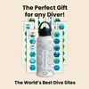 Awesome Maps Adventure Dive+nálepky Termoska Průhledná  Náhled obrázku produktu 2