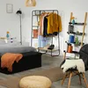 Vešiak na odevy Relaxdays s policou, rozmery: 150 x 100 x Náhľad obrázku produktu 2