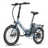 A studio shot of a blue electric bicycle against a white background. Náhľad obrázku produktu