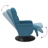 vidaXL Fotel Relax z podnóżkiem niebieski aksamit Podgląd zdjęcia produktu 6
