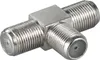 F-Adapter, T-Stück: F-Buchse > doppelt F-Buchse Produktbild-Vorschau 1