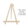 Fotogeschenk Holzscheibe mit Foto Aufdruck 26 cm Produktbild-Vorschau 4