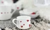 Valentine Becher 350ml Porzellan Weiß mit roten Herzen, Produktbild-Vorschau 7