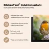 KitchenYeah© Herdabdeckplatte Vögel - Rotkehlchen - Baum , Produktbild-Vorschau 6