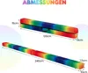 COSTWAY 240cm Schwebebalken Kinder, Balancierbalken Produktbild-Vorschau 3