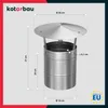 KOTARBAU® Schornsteinabdeckung Edelstahl ø 160 mm Produktbild-Vorschau 3