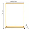 120cm Věšák na oblečení Kovový vnitřní nebo venkovní Náhled obrázku produktu 2
