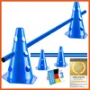 Premium Steckhürden Set für Hunde & Fußballtraining – Produktbild-Vorschau 1