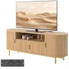 TV-Board 140 cm mit Steckdosen & USB, Lowboard für TVs bis Produktbild-Vorschau 1