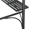 vidaXL Grillpavillon mit Seitenregalen Anthrazit Produktbild-Vorschau 6