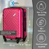 Xonic Design Reisekoffer mit Rollen 360° - ABS Produktbild-Vorschau 2
