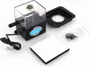 A computer water cooling pump and reservoir unit with accessories, laid out on a white background. Náhľad obrázku produktu
