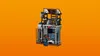 A LEGO Jurassic World Dilophosaurus Attack set is shown against an orange background. Produktbild-Vorschau