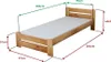 Bett Laura 90 x 200 cm, Erle Matratze: Ohne Matratze, Produktbild-Vorschau 5
