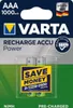 A blister pack of Varta AAA rechargeable batteries. Produktbild-Vorschau