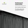 Blumfeldt Mondo Pavillon 3x6 – stalowa rama, z zasłonami, Podgląd zdjęcia produktu 6
