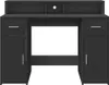 LED-Schreibtisch Schwarz 120x55x91 cm Holzwerkstoff Produktbild-Vorschau 5