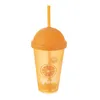 Becher mit Deckel und Strohhalm für Cocktails und Eistee Produktbild-Vorschau 1