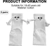 Lustige Magnetische Saugnapf Socken 3D Puppes Paar Socken Produktbild-Vorschau 2