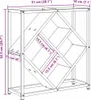 vidaXL Regál na víno, kouřový dub, 51 x 18 x 52,5 cm, Náhled obrázku produktu 7