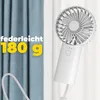 Mini wentylator ręczny z akumulatorem 4000 mAh – cichy, Podgląd zdjęcia produktu 4