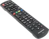 A black Panasonic TV remote control is shown against a white background. Produktbild-Vorschau