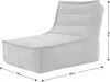 icon Otto Lounger Sitzsack, Dunkelgrau, Feines Cord Produktbild-Vorschau 7