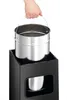 DURABLE Papierkorb Metall 17L eckig mit Ascher, 333123 Produktbild-Vorschau 3