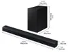 Samsung C-Soundbar HW-C460G, 2.1 Kanäle, 520 W, DTS Produktbild-Vorschau 23