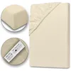 Jersey Spannbettlaken 90-100x190-200cm Nougat Produktbild-Vorschau 14