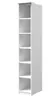 Bücherregal "Optima" Standregal 35 cm weiß Produktbild-Vorschau 2