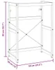 vidaXL Koupelnový rám na umyvadlo bílý 59x38x83 cm železo Náhled obrázku produktu 7