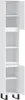 vidaXL Badschrank Weiß 30x30x190 cm Holzwerkstoff Produktbild-Vorschau 5
