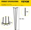 VEVOR nogi stołu 4 szt. Nogi Hairpin 66 cm rama stołu 26 Podgląd zdjęcia produktu 7