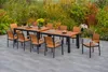Merxx Gartenmöbel Set Santorin 11tlg., 10 Klappsessel, Flex Produktbild-Vorschau 1