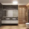 LED Deckenleuchte Bad rund Badezimmer-Lampe flach IP44 Produktbild-Vorschau 3