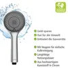 WENKO sprchová hlavice WATERSAVING Kulatý Ø9,6 cm Sprchová Náhled obrázku produktu 5