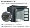 osoltus Metall Gerätehaus Geräteschuppen Pultdach Skylight  Produktbild-Vorschau 4