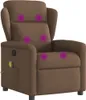 vidaXL Massagesessel Braun Stoff Produktbild-Vorschau 6