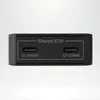 Accezz Ultra Slim GaN Ladegerät - 2x USB-C - 65 W - Schwarz Produktbild-Vorschau 5