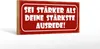 Holzschild Spruch 27x10cm sei stärker als stärkste Ausrede Produktbild-Vorschau 2
