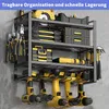 Porte-outils, étagère à outils métallique à 4 niveaux, Voir les images du produit 3