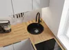 PRIMAGRAN Spülbecken Rund Alles Schwarz 46x46cm, Produktbild-Vorschau 2