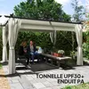 Outsunny Pergola jardin exterieur 3 x 4 m pergola Voir les images du produit 8