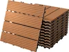 ECD Germany WPC terasové dlaždice, 30x30 cm, 22dílná Náhled obrázku produktu 1