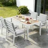 MeXo Gartenmöbel-Sets Essgruppe mit dicke Kissen & Großer Produktbild-Vorschau 1