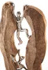 Kobolo dekorativní figurka CLIMB | dřevo hnědá a kov Náhled obrázku produktu 4